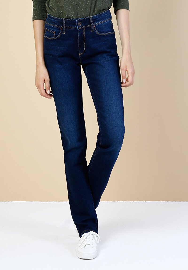 Зображення 792 Mila Джинси Жіночі Сині Класичного Крою Cl1031115