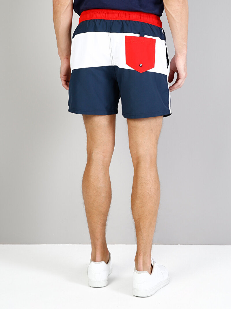 Показати інформацію про Пляжні Шорти Чоловічі Сині Класичного Крою Cl1025560