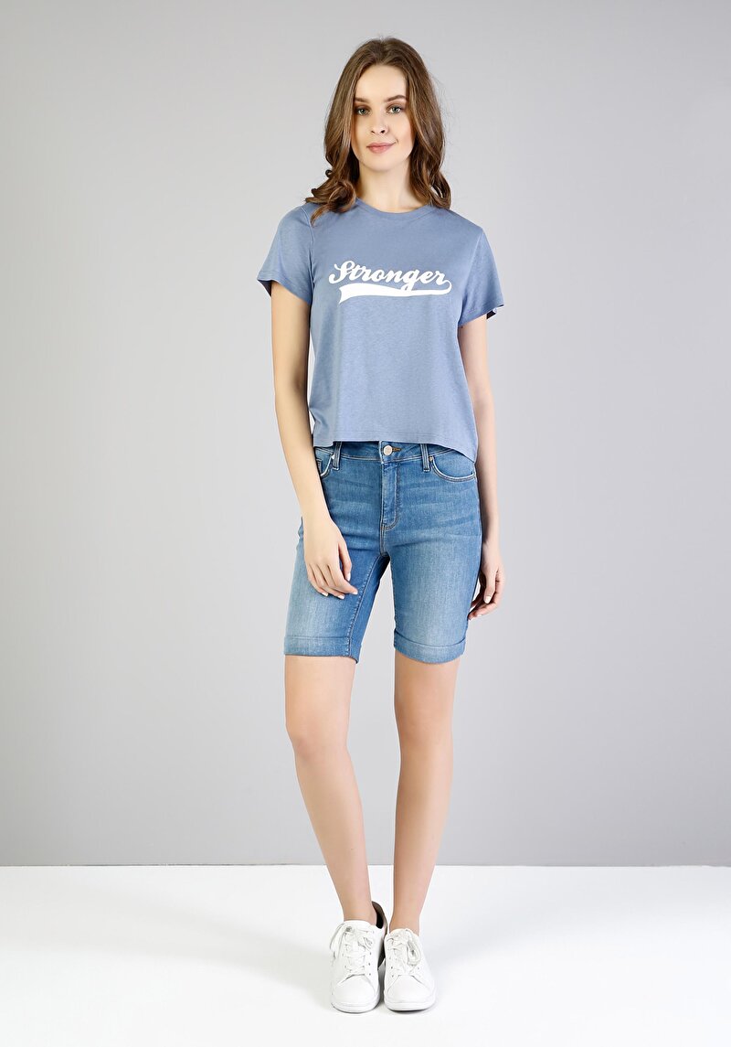 Зображення Шорти Жіночі Блакитні Cl1036043