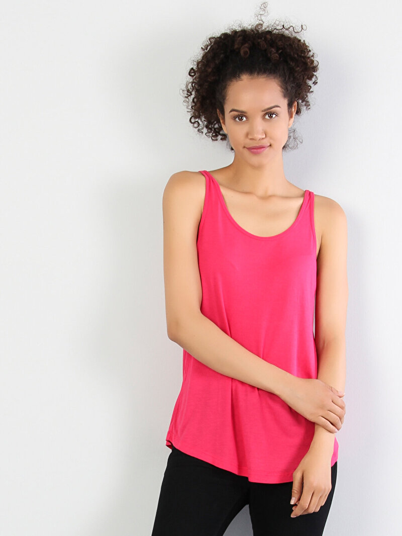 Показати інформацію про Майка Жіноча Рожева Класичного Крою Cl1040395