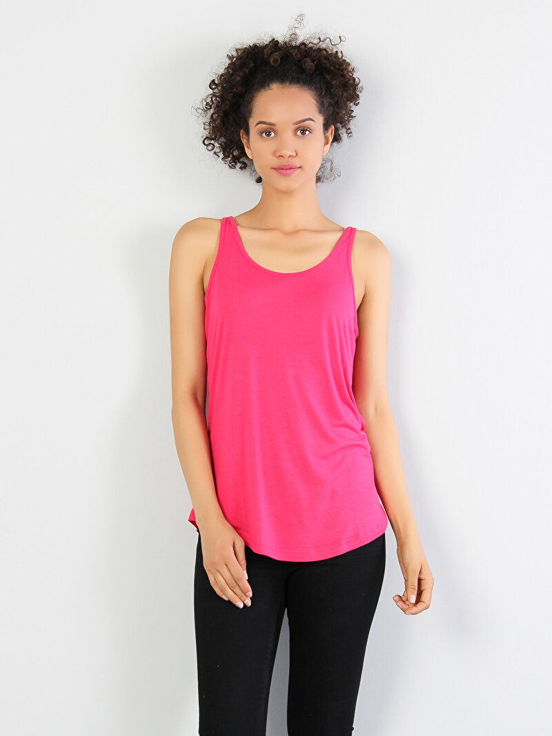 Показати інформацію про Майка Жіноча Рожева Класичного Крою Cl1040395