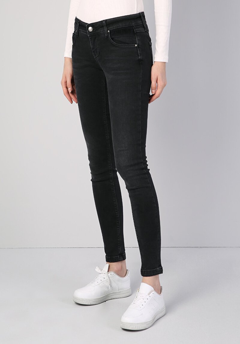 Зображення 757 Sally Джинси Жіночі Чорні Супер Вузького Крою Cl1041673
