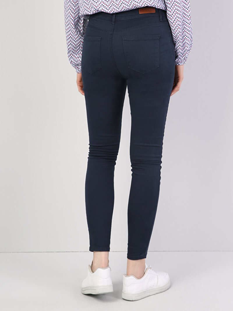 Показати інформацію про Брюки Жіночі Сині Супер Вузького Крою Cl1040396