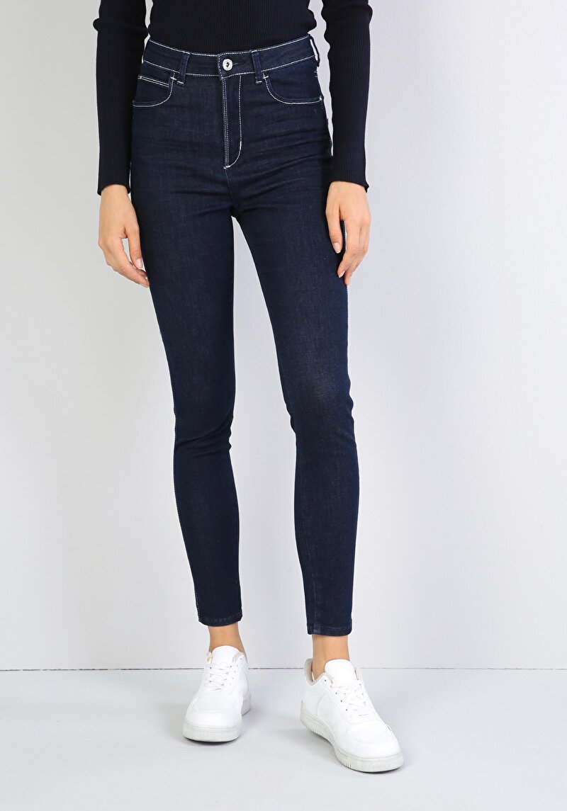 Зображення 760 Diana Джинси Жіночі Блакитні Супер Вузького Крою Cl1041208