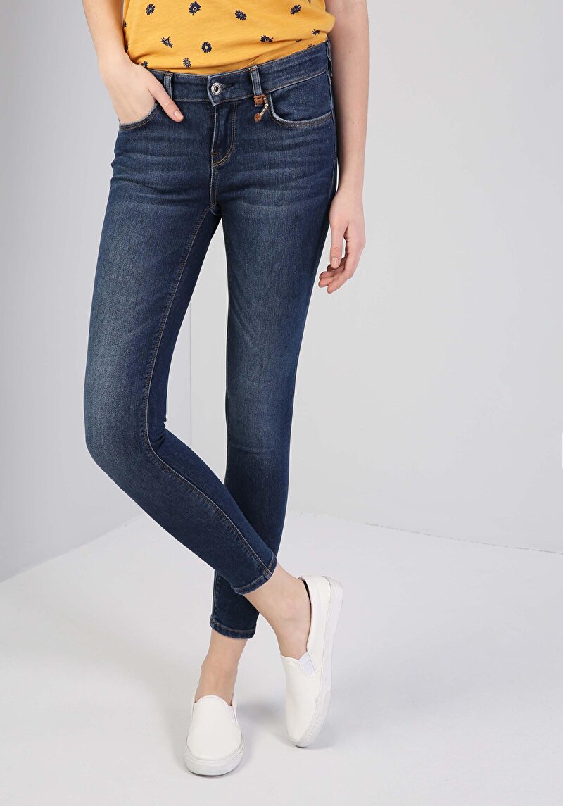 Зображення 757 Sally Джинси Жіночі Сині Супер Вузького Крою Cl1043825
