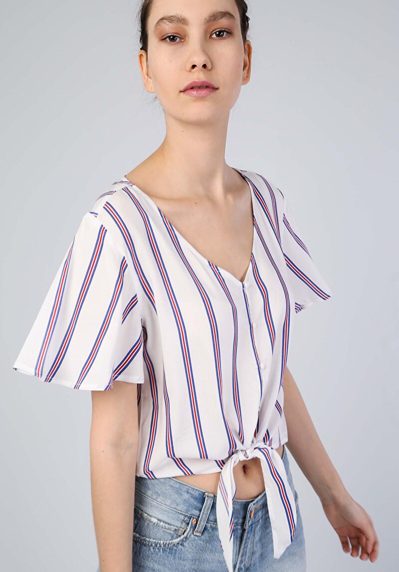 Зображення Сорочка З Коротким Рукавом Жіноча Біла  Cl1043837