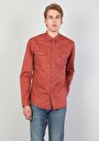 thumb-Показати інформацію про Сорочка З Довгим Рукавом Чоловіча Помаранчева  Cl1046446