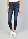 thumb-Показати інформацію про 759 Lara Джинси Жіночі Блакитні Супер Вузького Крою Cl1047034