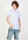 thumb-Показати інформацію про Сорочка З Коротким Рукавом Чоловіча Блакитна  Cl1047050