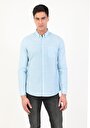 thumb-Показати інформацію про Сорочка З Довгим Рукавом Чоловіча Блакитна  Cl1047465