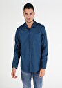 thumb-Показати інформацію про Сорочка З Довгим Рукавом Чоловіча Блакитна  Cl1050715