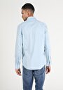 thumb-Показати інформацію про Сорочка З Довгим Рукавом Чоловіча Блакитна  Cl1050715