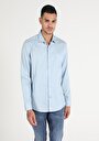 thumb-Показати інформацію про Сорочка З Довгим Рукавом Чоловіча Блакитна  Cl1050715