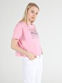 thumb-Показати інформацію про Футболка Жіноча Рожева Класичного Крою Cl1051378