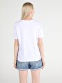 thumb-Показати інформацію про Футболка Жіноча Біла Класичного Крою Cl1051418