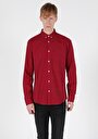 thumb-Показати інформацію про Сорочка З Довгим Рукавом Чоловіча Червона  Cl1052199