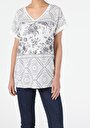 thumb-Показати інформацію про Футболка З Коротким Рукавом Жіноча Біла  Cl1053533