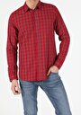 thumb-Показати інформацію про Сорочка З Довгим Рукавом Чоловіча Червона  Cl1052993