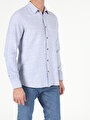 thumb-Показати інформацію про Сорочка З Довгим Рукавом Чоловіча Блакитна  Cl1053686
