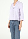 thumb-Показати інформацію про Сорочка З Довгим Рукавом Жіноча Фіолетова  Cl1053050