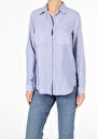thumb-Показати інформацію про Сорочка З Довгим Рукавом Жіноча Блакитна  Cl1047850