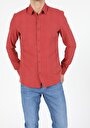 thumb-Показати інформацію про Сорочка З Довгим Рукавом Чоловіча Помаранчева  Cl1054951