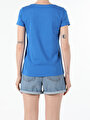 thumb-Показати інформацію про Футболка З Коротким Рукавом Жіноча Блакитна  Cl1054400