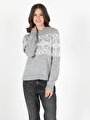 thumb-Показати інформацію про Светр Жіночий Сірий Cl1051518
