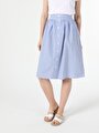 thumb-Показати інформацію про Спідниця Жіноча Синя Класичного Крою Cl1054226