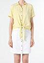 thumb-Показати інформацію про Сорочка З Коротким Рукавом Жіноча Жовта  Cl1054186