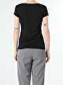 thumb-Показати інформацію про Футболка З Коротким Рукавом Жіноча Чорна  Cl1052411
