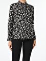 thumb-Показати інформацію про Сорочка З Довгим Рукавом Жіноча Чорна  Cl1055511
