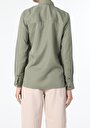 thumb-Показати інформацію про Сорочка З Довгим Рукавом Жіноча Зелена  Cl1056486