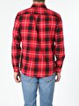 thumb-Показати інформацію про Сорочка З Довгим Рукавом Чоловіча Червона  Cl1052924