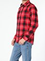 thumb-Показати інформацію про Сорочка З Довгим Рукавом Чоловіча Червона  Cl1052924