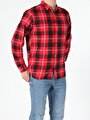 thumb-Показати інформацію про Сорочка З Довгим Рукавом Чоловіча Червона  Cl1052924