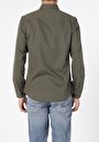 thumb-Показати інформацію про Сорочка З Довгим Рукавом Чоловіча Зелена  Cl1054986