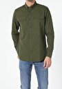 thumb-Показати інформацію про Сорочка З Довгим Рукавом Чоловіча Зелена  Cl1055648
