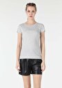 thumb-Показати інформацію про Футболка З Коротким Рукавом Жіноча Сіра  Cl1058480