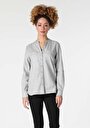thumb-Показати інформацію про Сорочка З Довгим Рукавом Жіноча Сіра  Cl1057275
