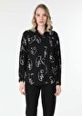 thumb-Показати інформацію про Сорочка З Довгим Рукавом Жіноча Чорна  Cl1057199