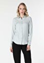 thumb-Показати інформацію про Сорочка З Довгим Рукавом Жіноча Зелена  Cl1048443