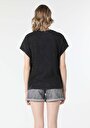 thumb-Показати інформацію про Футболка З Коротким Рукавом Жіноча Чорна  Cl1057350