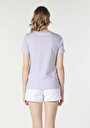 thumb-Показати інформацію про Футболка З Коротким Рукавом Жіноча Фіолетова  Cl1058481