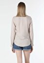 thumb-Показати інформацію про Сорочка З Довгим Рукавом Жіноча Бежева  Cl1048443