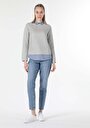 thumb-Показати інформацію про Футболка З Довгим Рукавом Жіноча Сіра  Cl1057227