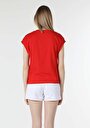 thumb-Показати інформацію про Футболка З Коротким Рукавом Жіноча Червона  Cl1058942