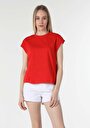 thumb-Показати інформацію про Футболка З Коротким Рукавом Жіноча Червона  Cl1058942