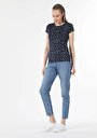 thumb-Показати інформацію про Футболка З Коротким Рукавом Жіноча Синя  Cl1058499