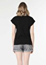 thumb-Показати інформацію про Футболка З Коротким Рукавом Жіноча Чорна  Cl1058981